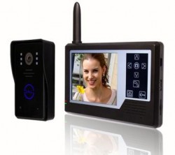 Video interfon wireless.Set camera exterior cu monitor color de 3.5 inch.Optional, disponibil cu 1, 2 si 3 monitoare.VIW-3